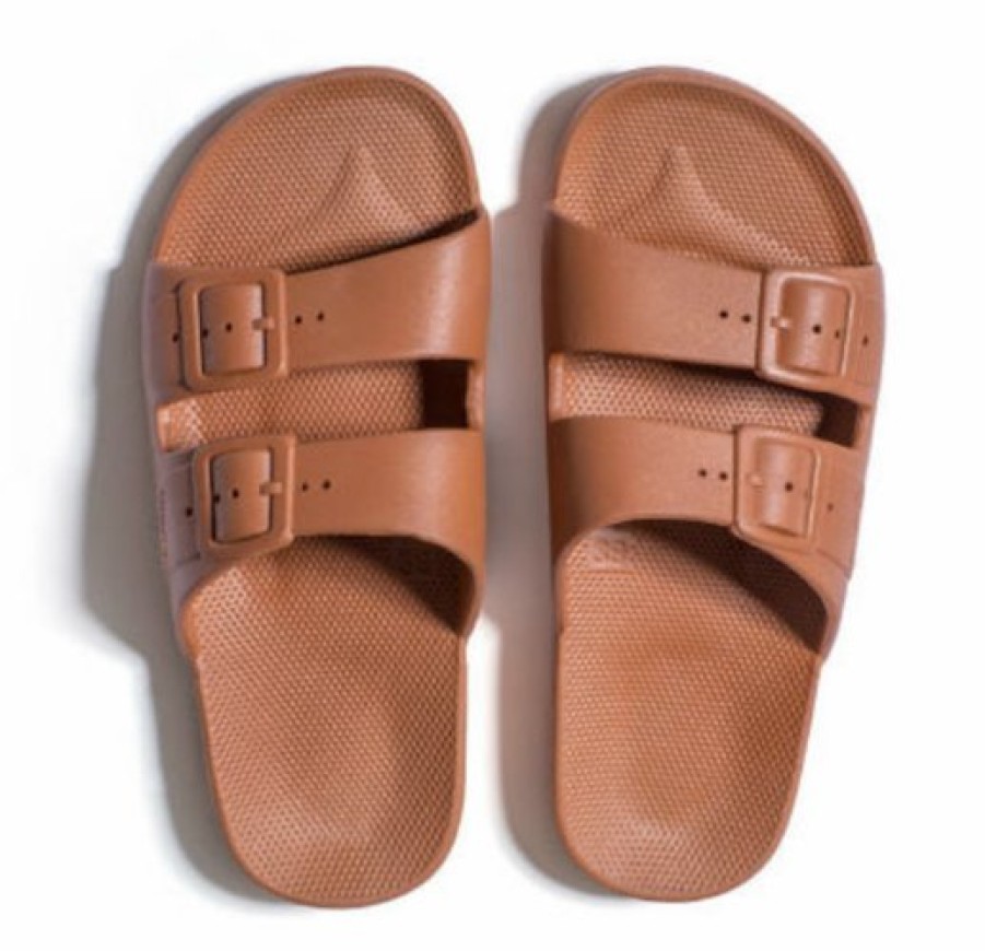 Kinderschoenen Freedom Moses Freedom Moses Slippers | Freedom Moses Slippers Toffee
