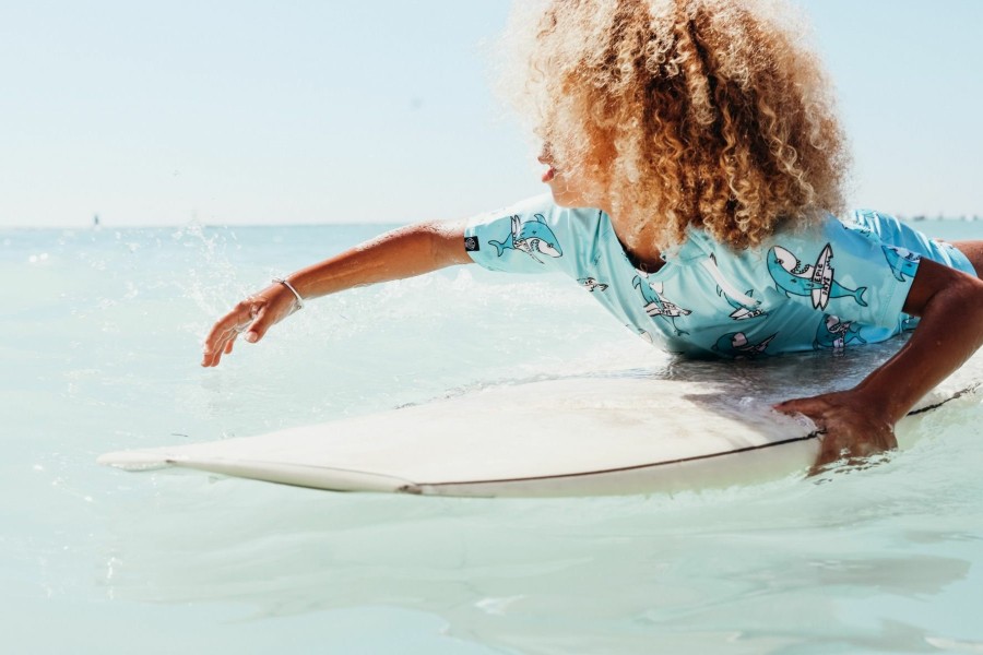 Clothing Beach & Bandits | Uv T-Shirt Shark Dude