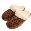 Mama Warme Pantoffels | Warme Dames Sloffen Leopard