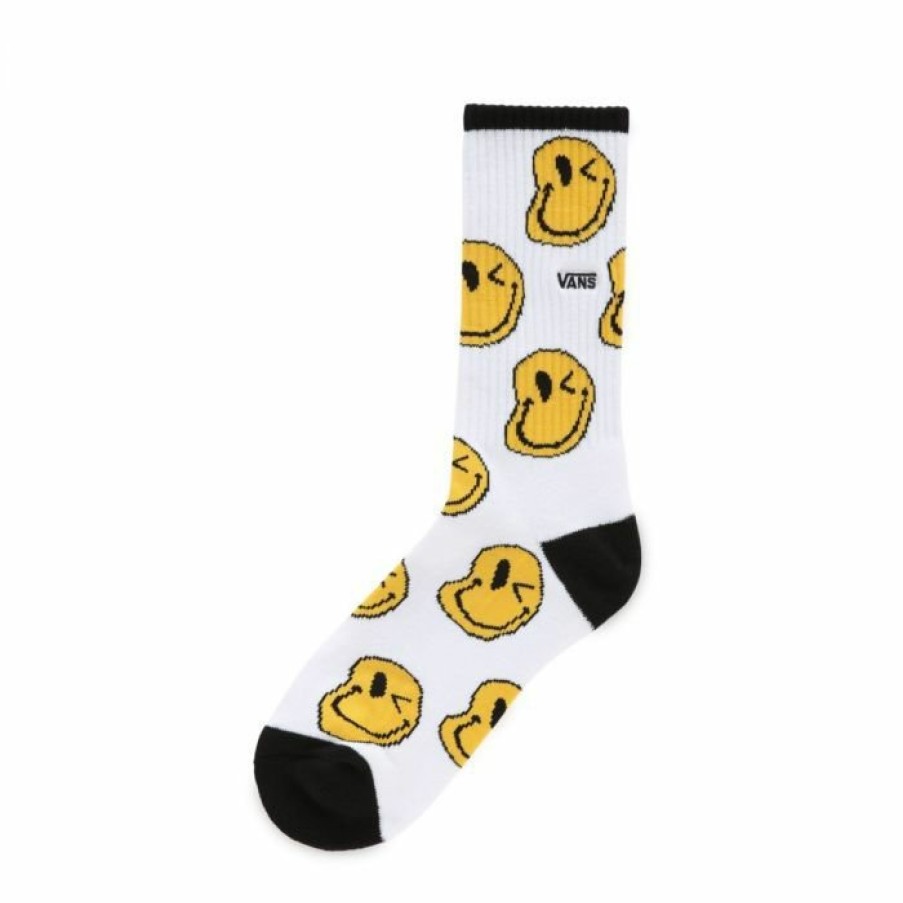 Clothing Vans | Vans Smiley Drip Crew Sokken