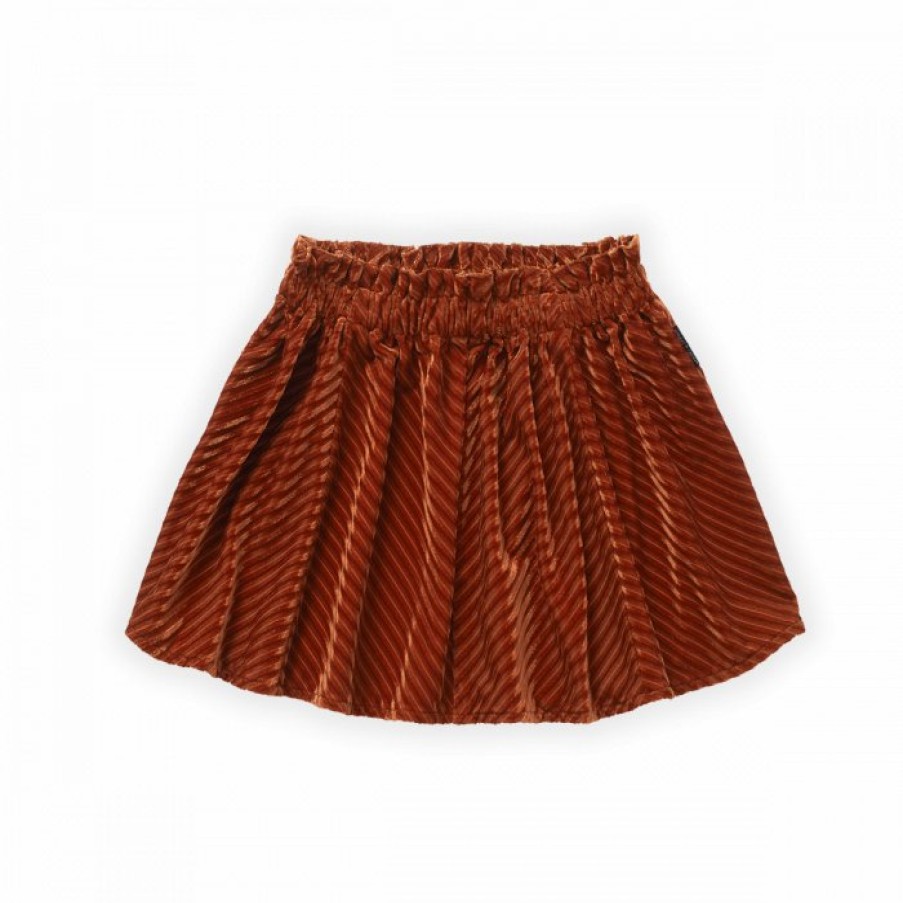 Clothing Sproet & Sprout | Sproet & Sprout Paperbag Rokje Velvet Rib