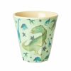 Kerst Tip Rice | Kleine Melamine Beker Dino Print