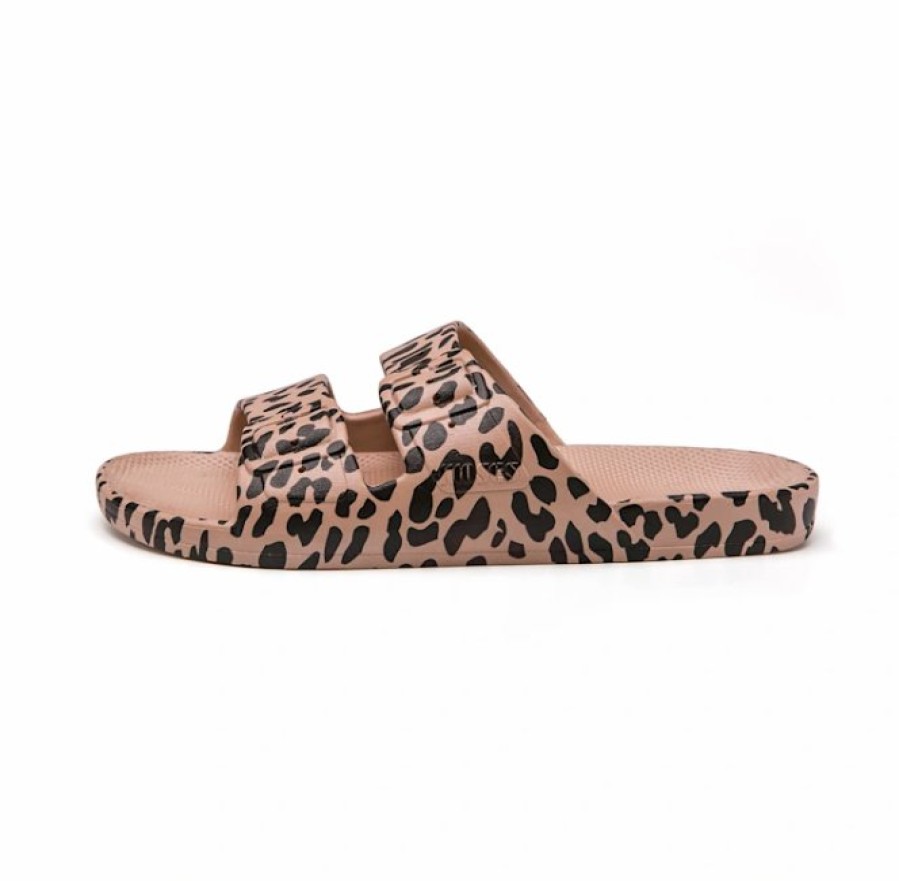 Kinderschoenen Freedom Moses Freedom Moses Slippers | Freedom Moses Slippers Leo Camel