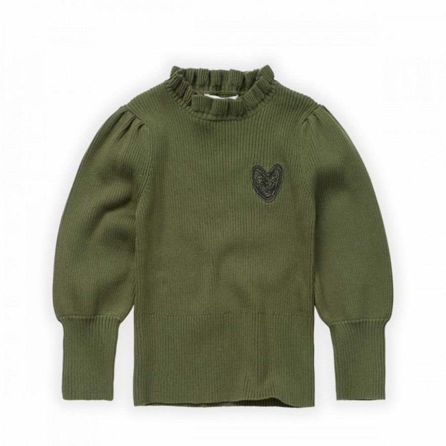 Clothing Sproet & Sprout | Sproet & Sprout Turtleneck Sweater Heart