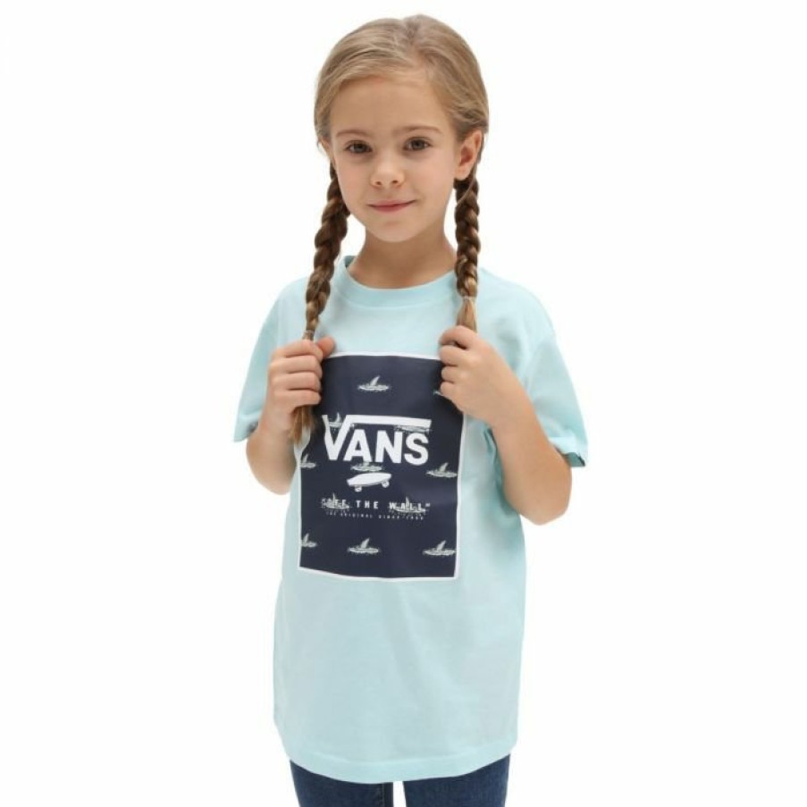 Clothing Vans | Vans Print Box T-Shirt Blauw