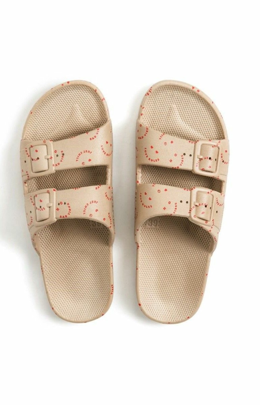 Kinderschoenen Freedom Moses Freedom Moses Slippers | Freedom Moses Slippers Love Rules Sands
