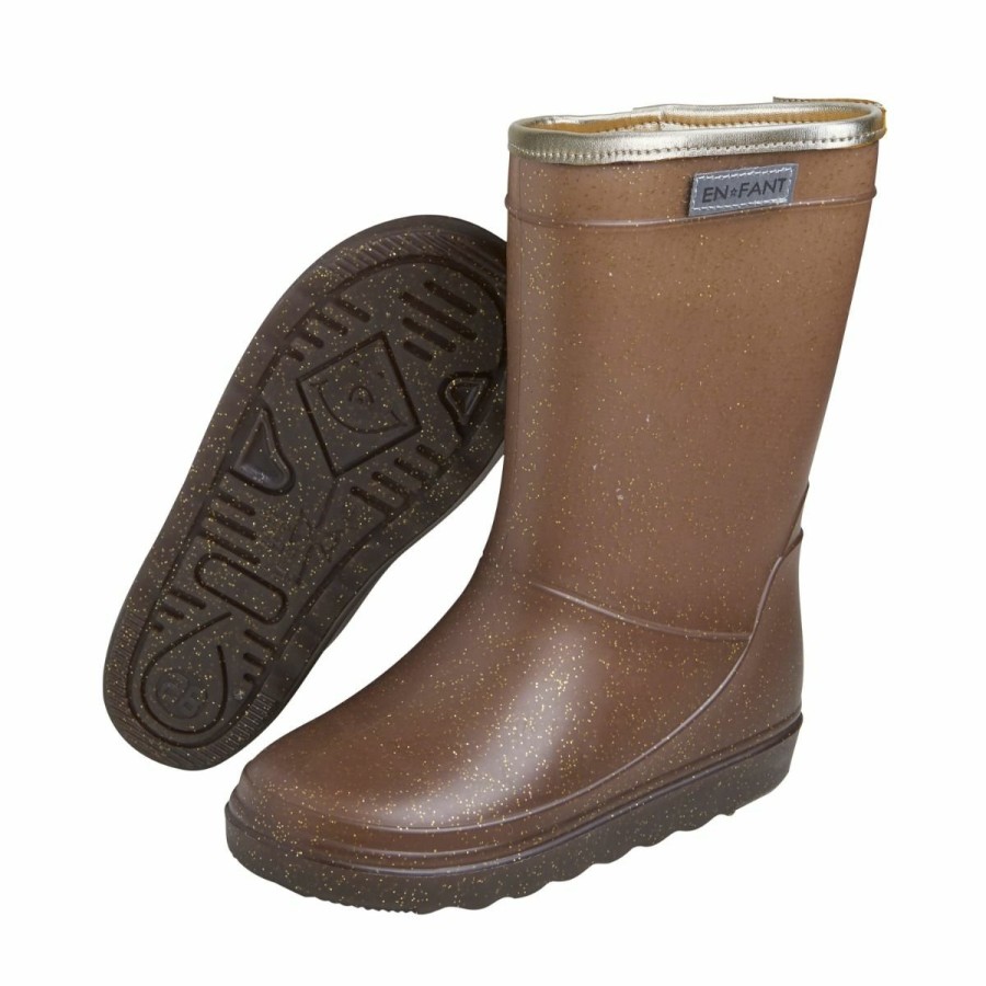 Kerst Tip Enfant | Enfant Thermoboots Coffee Bean Glitter
