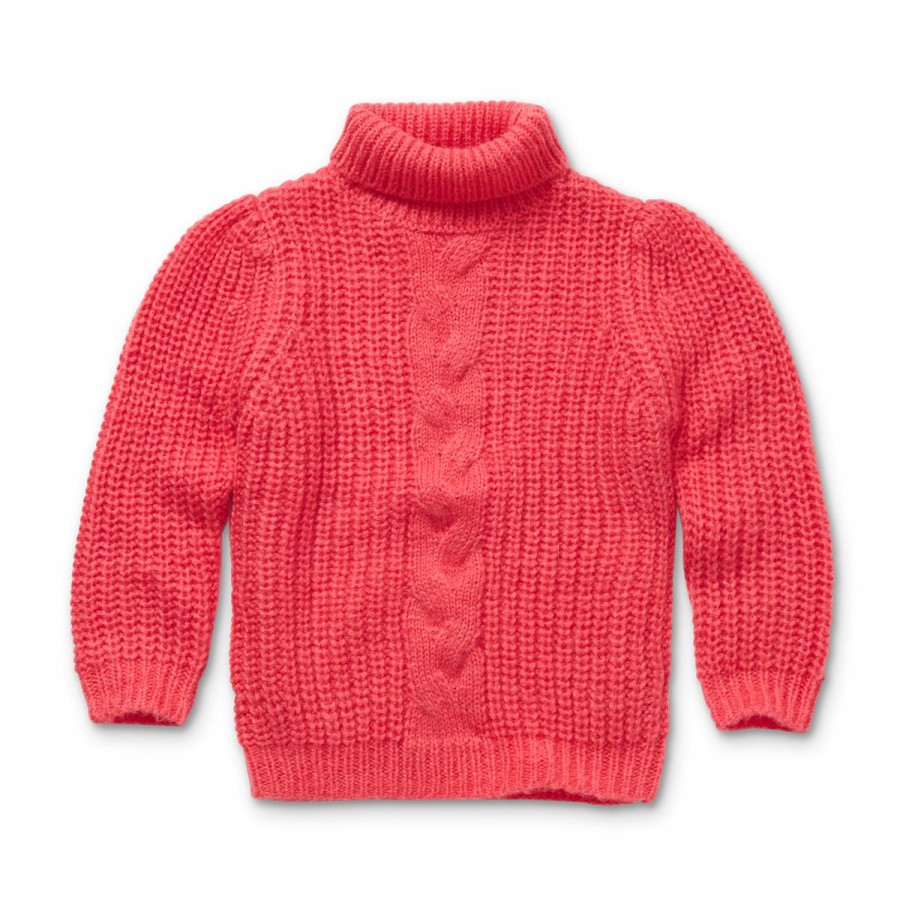 Clothing Sproet & Sprout | Sproet & Sprout Cable Sweater Pink