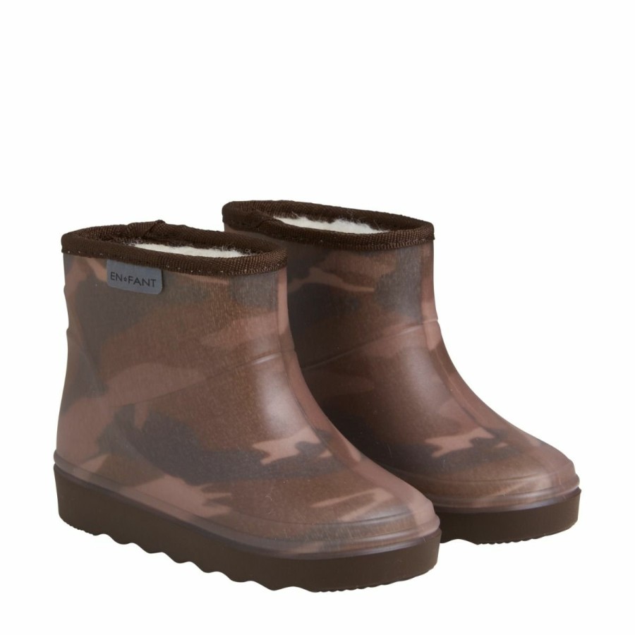 Kinderschoenen Enfant Enfant Thermoboot | Enfant Thermoboots Short Chestnut Camo