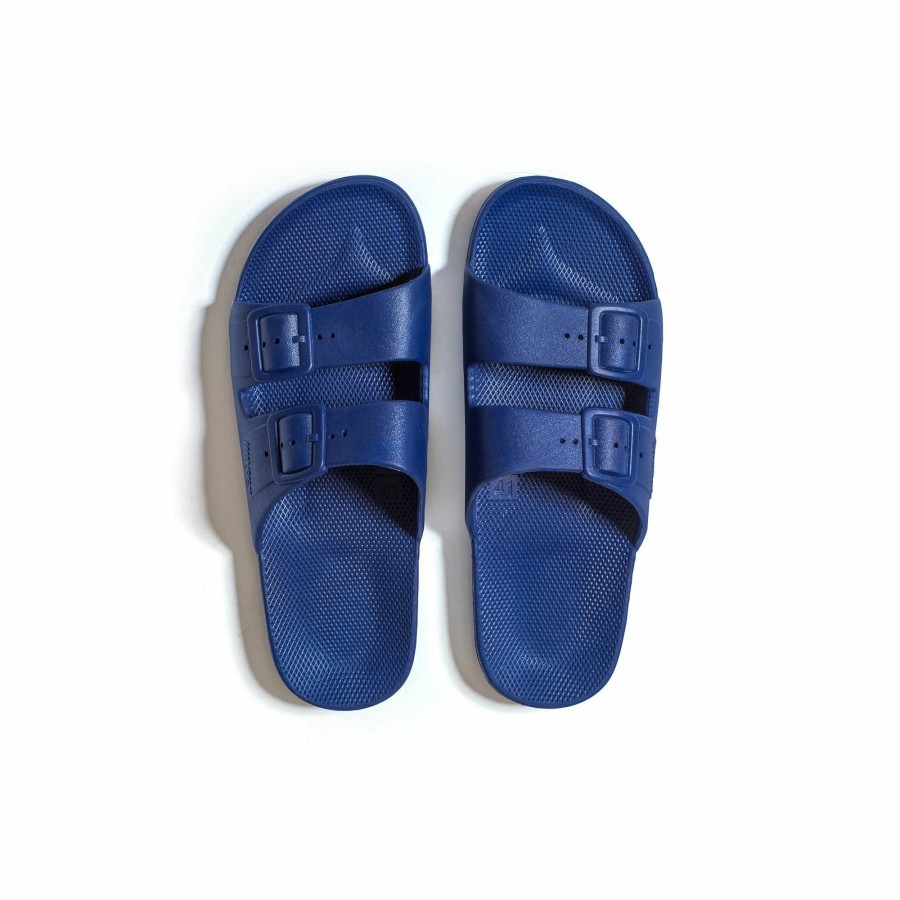 Kinderschoenen Freedom Moses Freedom Moses Slippers | Freedom Moses Slippers Navy