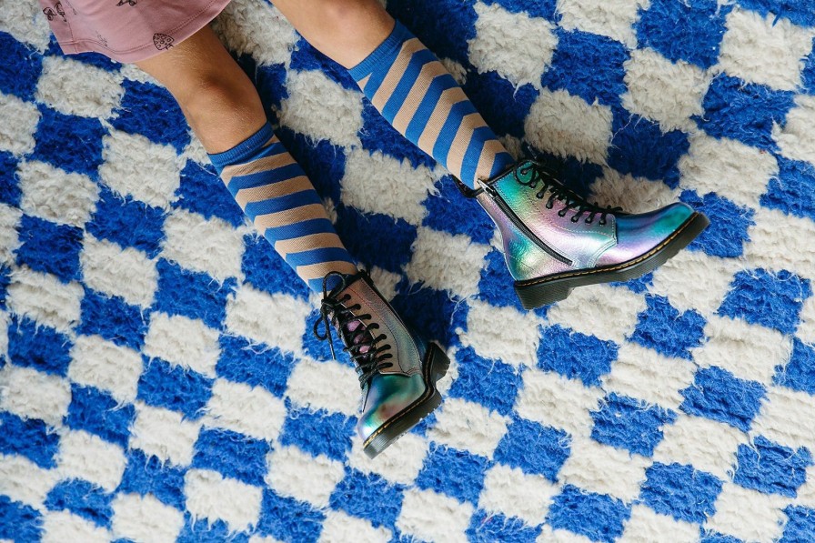 Kinderschoenen Dr. Martens Dr. Martens | Dr. Martens 1460 Crinkle Rainbow
