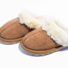 Kinderschoenen Warme Pantoffels Warme Pantoffels | Warme Dames Sloffen Camel