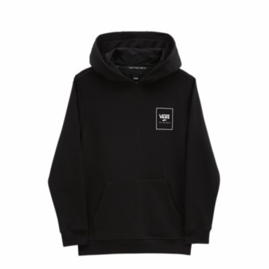Clothing Vans | Vans Print Box Back Hoodie Charcoal