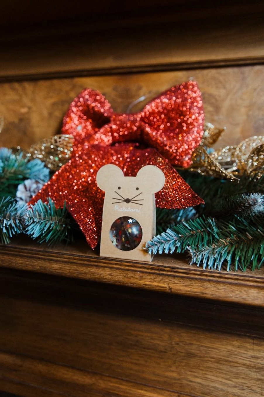 Kerst Tip Ratatam | Ratatam Stuiterbal Muis - Sterren