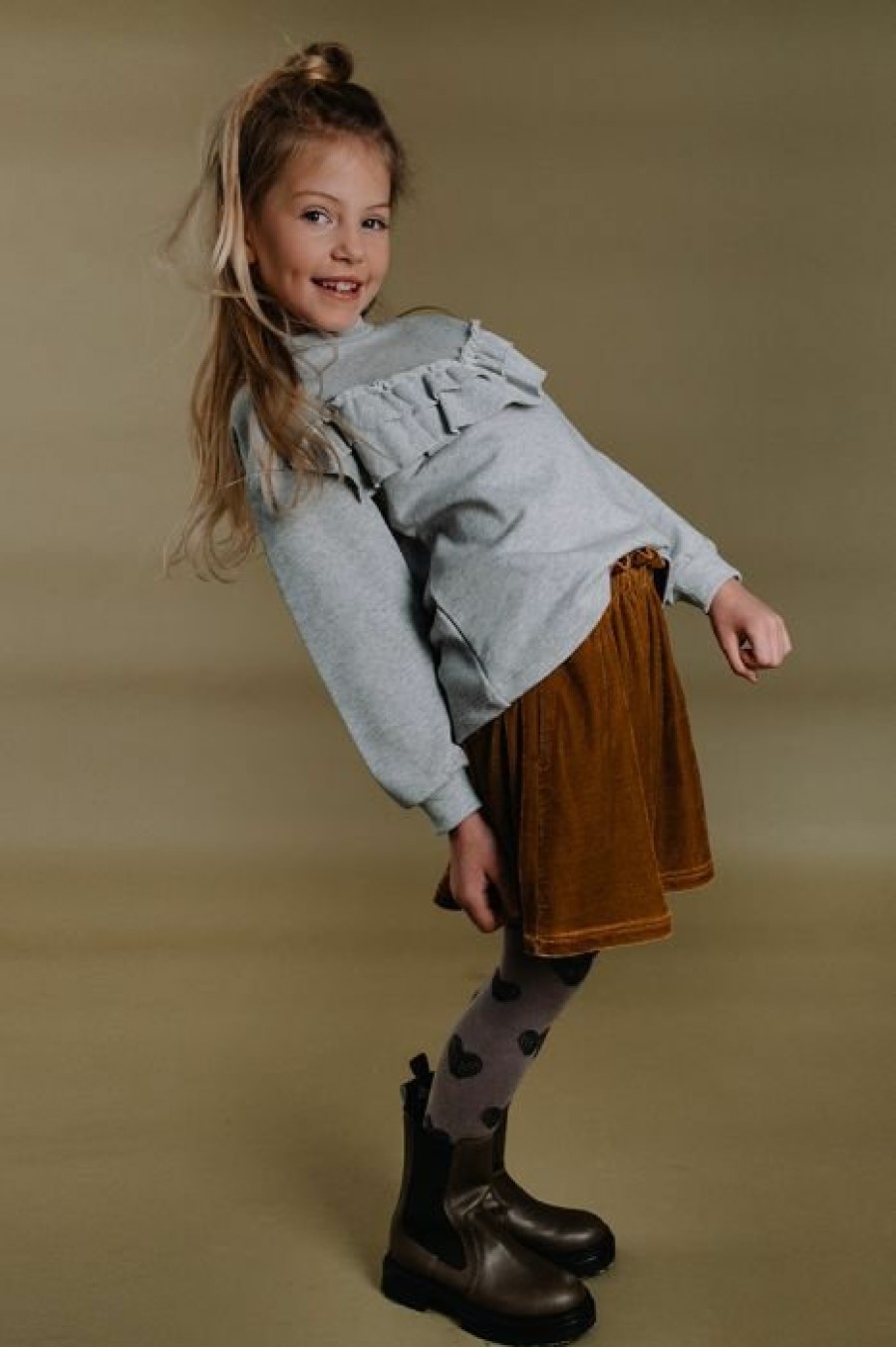 Clothing Sproet & Sprout | Sproet & Sprout Paperbag Rokje Velvet