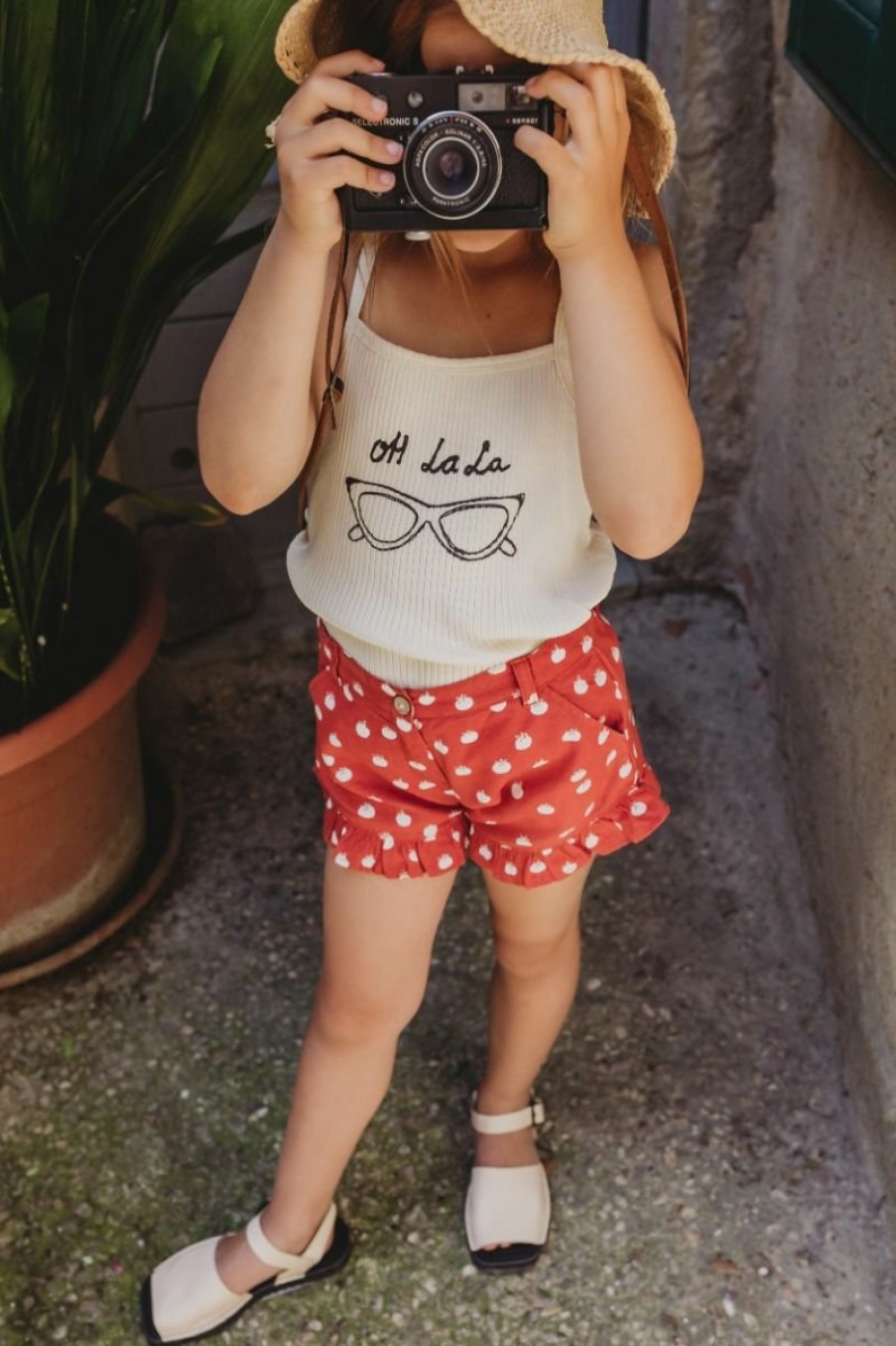 Clothing Sproet & Sprout | Sproet & Sprout Ruffle Korte Broek