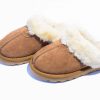 Mama Warme Pantoffels | Warme Dames Sloffen Camel